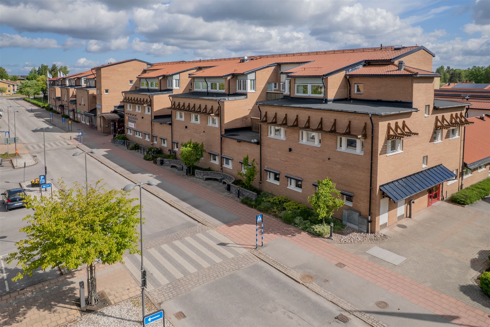 Flygfoto från annan vinkel